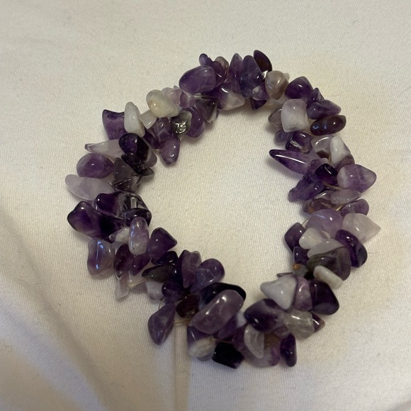 Amethyst Stone Bracelet - Picture 1 of 2